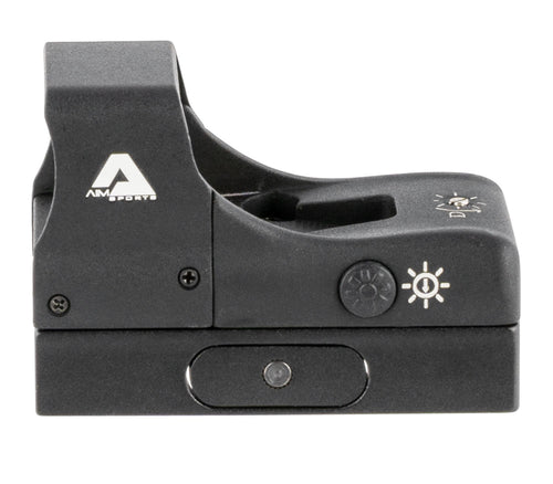 Aim Sports RT5C1 Reflex Compact 1x 27mm 3.5 MOA Illuminated Red Dot Black Anodized