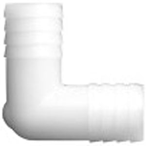 HOSE BARB ELBOW 3/8X1/2 NYLON