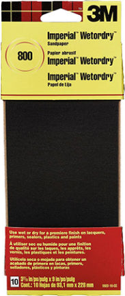 SANDPAPER 800 GRIT 10PK