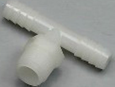 TEE 3/8X1/4 MIP NYLON