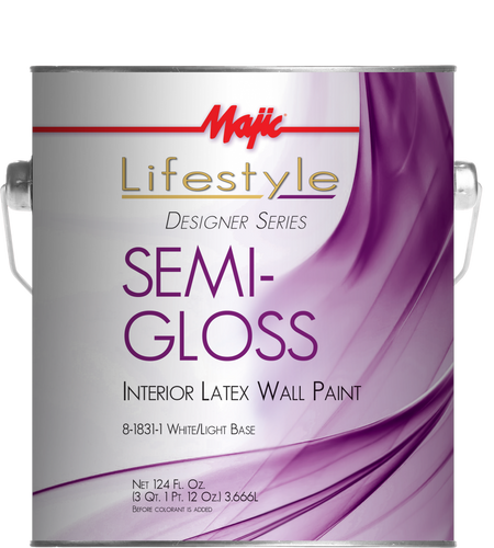 Yenkin Majestic Interior Semi-Gloss Medium Tint Base 1 Gallon