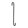 National Hardware Modern S Hook Large 8-in, Black