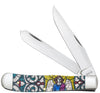Case Stained Glass Angel Natural Bone Color Wash Trapper