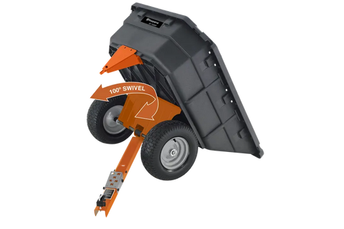 Husqvarna 12.5 cu. ft. Poly Swivel Utility Dump Cart