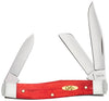 Case Smooth Dark Red Bone Medium Stockman