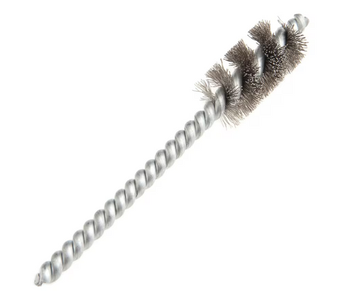 Forney Power Tube Brush, Stainless Steel, 1/2 in