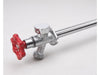 B & K Industries  Chrome Plated Brass 1/2-in MIP x 3/4-in MHT Anti-Siphon 10-in Frost Free Sillcock