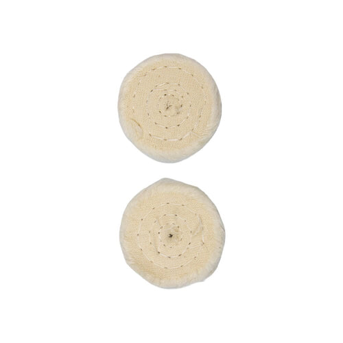 Forney Buffing Wheel, Cotton, Replacement 1-1/2 in (2-Pack)