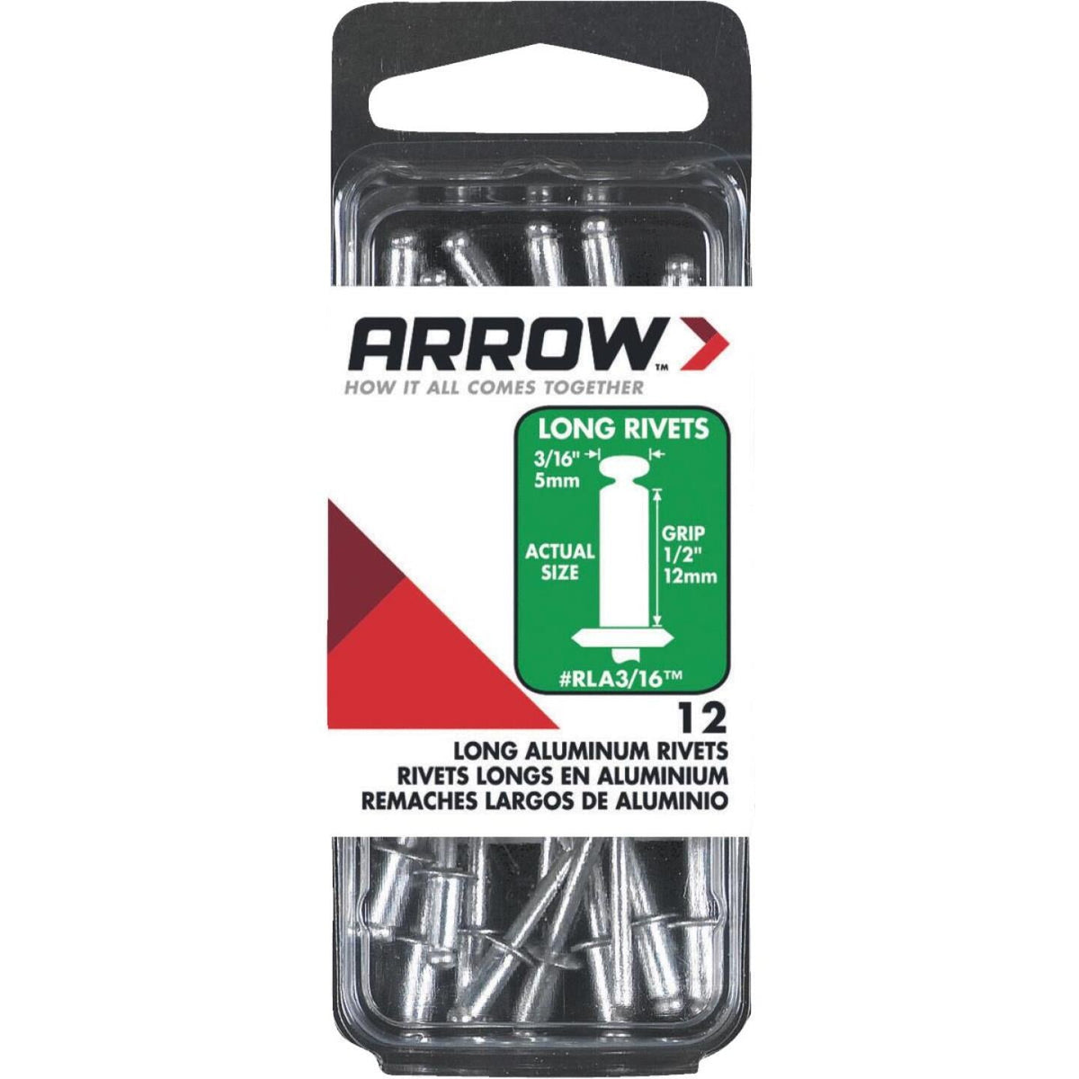 Arrow 3/16 In. x 1/2 In. Aluminum Rivet (12 Count) - Roseboro, NC ...