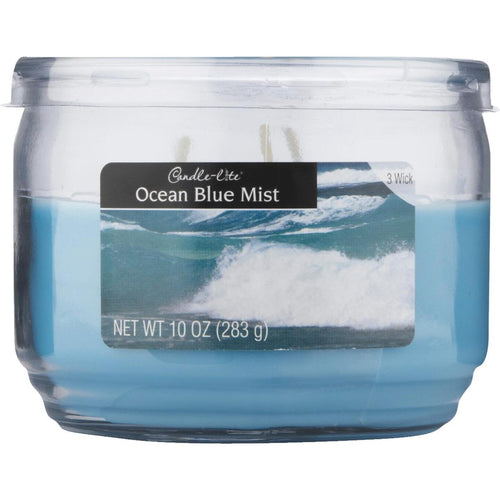 Candle-Lite Everyday 10 Oz. Ocean Blue Mist Jar Candle